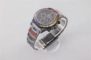 TW廠碳黑鋼皇新款改裝迪通拿7750機芯做工評測