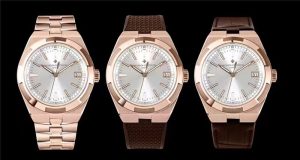 復刻市場全推出：江詩丹頓縱橫四海計時碼表首次見到玫瑰金表殼，藍色面板