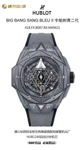 BBF全新突破的灰色陶瓷問世，HUBLOT宇舶表BIGBANGUnico大爆炸系列彩色陶瓷腕表