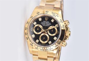 C工廠/Clean工廠勞力士黑盤鉆刻金圈迪通拿復制手表有漏洞嗎？